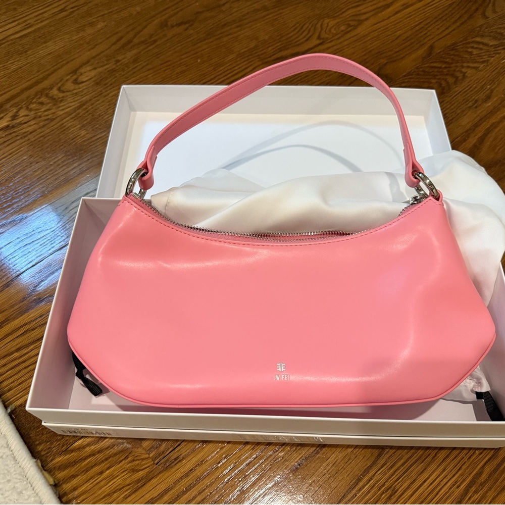 JW PEI Blush Pink Zip Clutch